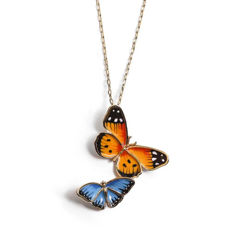 BUTTERFLY PENDANT NECKLACE - Image 2