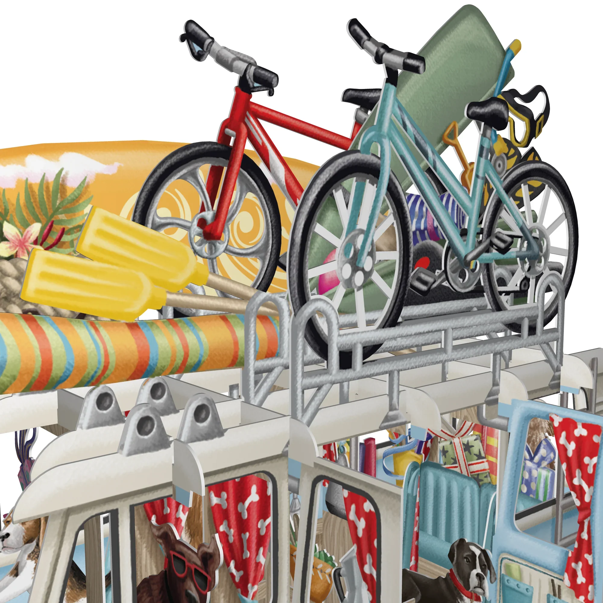 CAMPER VAN POP-UP GREETINGS CARD - Image 2
