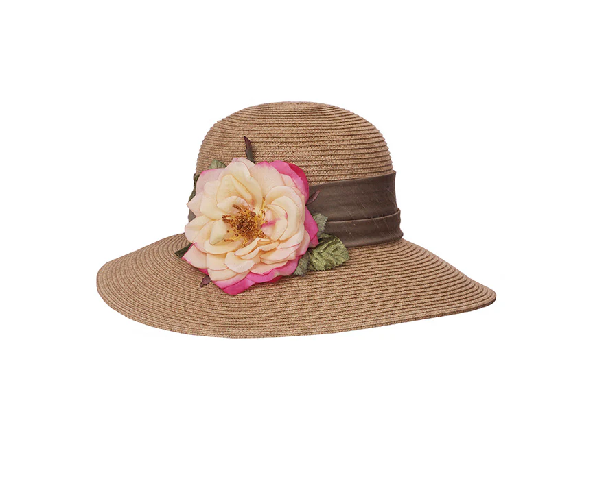'HUNTINGTON'S 100TH' CENTENNIAL ROSE SUN HAT