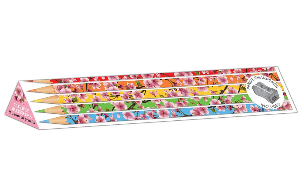 CHERRY BLOSSOM PENCIL SET