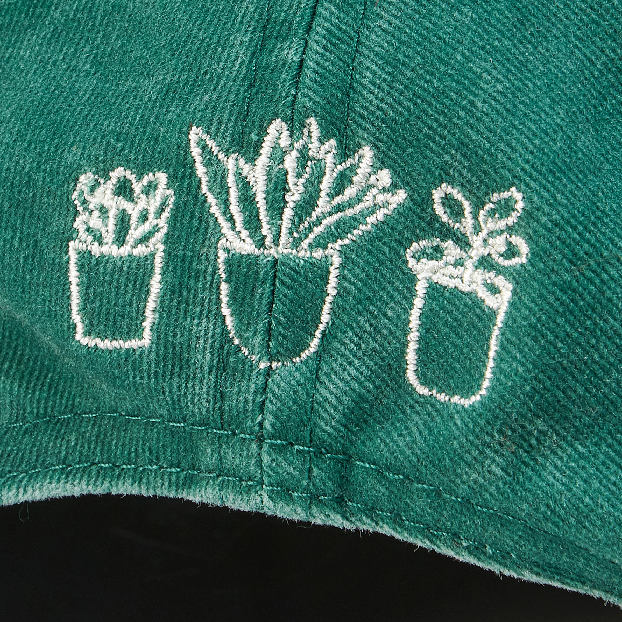 “EASILY DISTRACTED BY PLANTS” GREEN BASEBALL CAP - Image 4