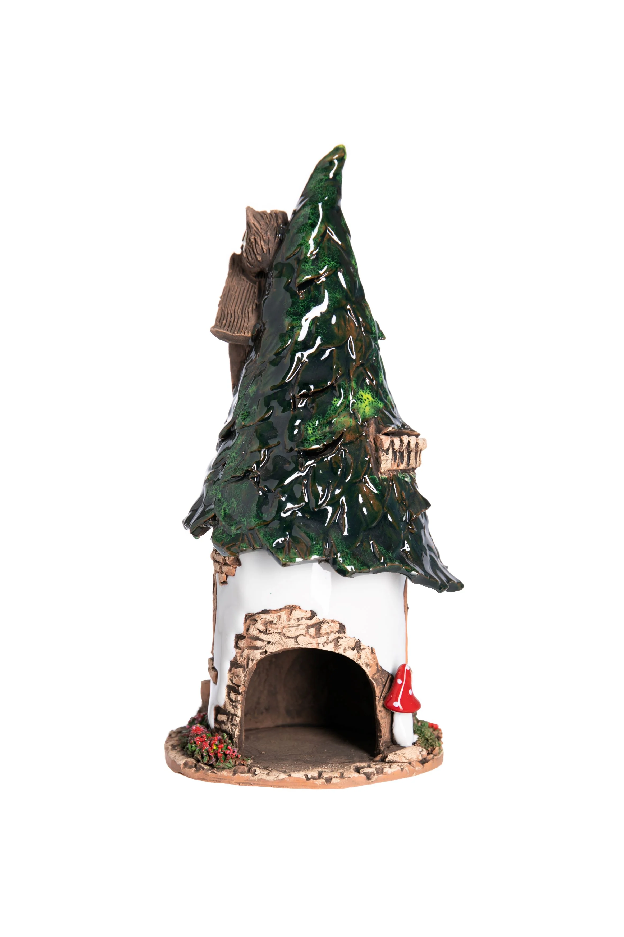 FAIRY COTTAGE WITH OWL TEALIGHT HOLDER - Image 2