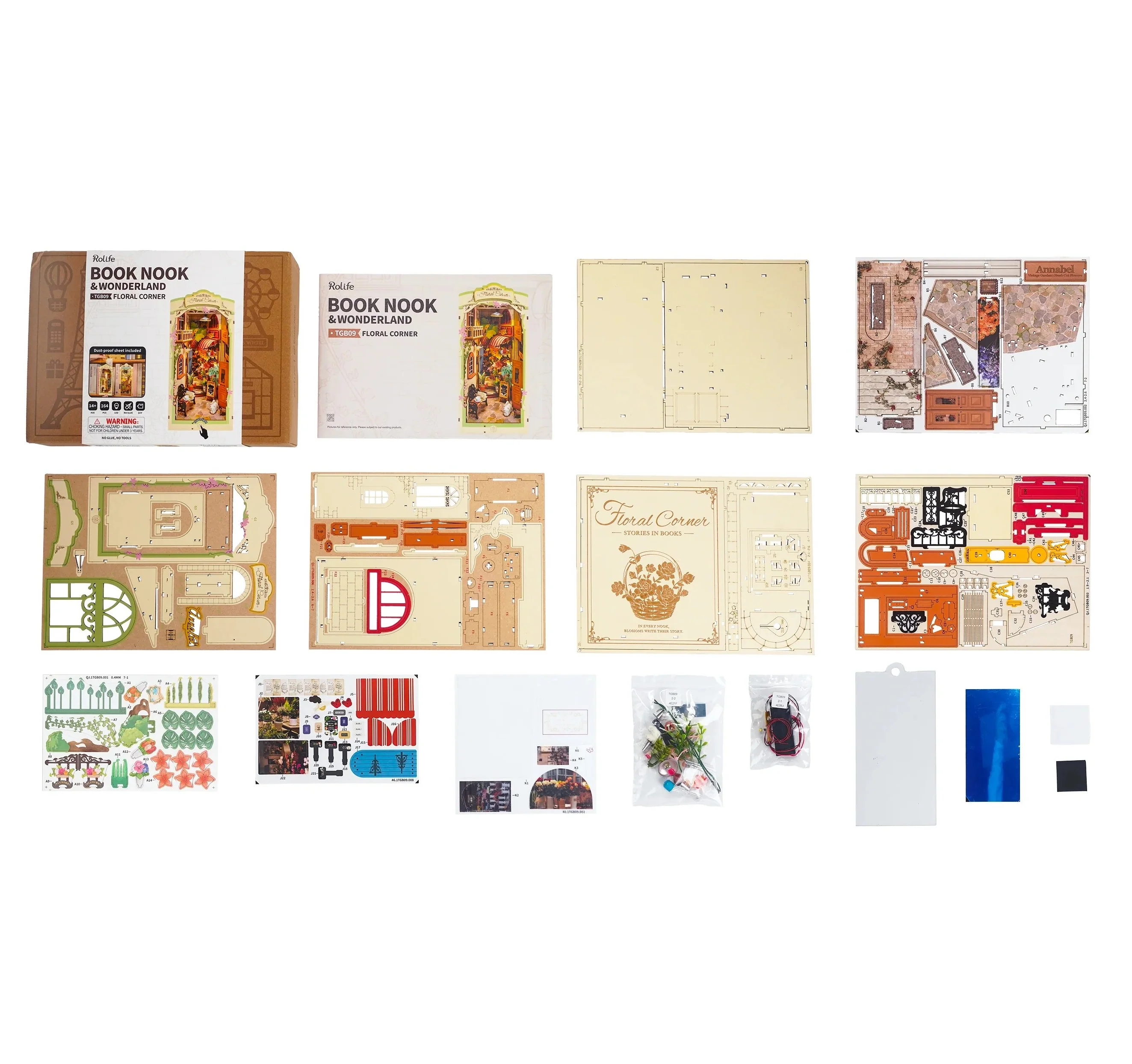 FLORAL CORNER DIY BOOKNOOK KIT - Image 5