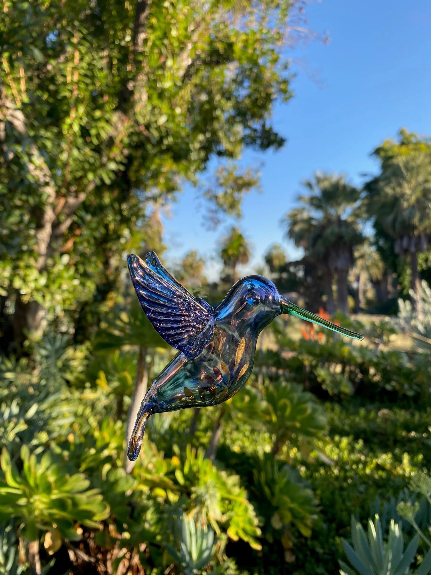 HUMMINGBIRD GLASS ORNAMENT - Image 3