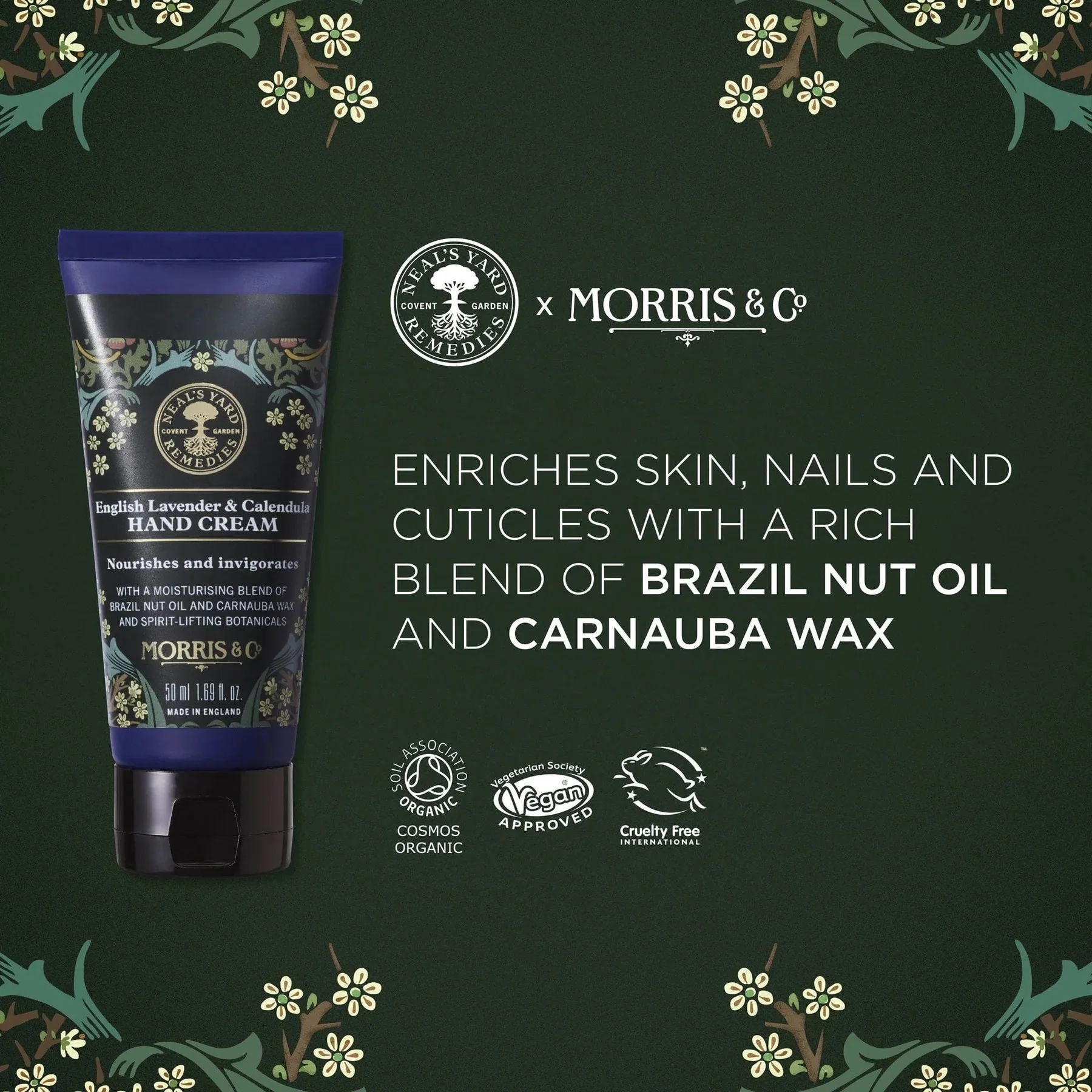 NEAL’S YARD ENGLISH LAVENDER AND CALENDULA HAND CREAM - Image 2