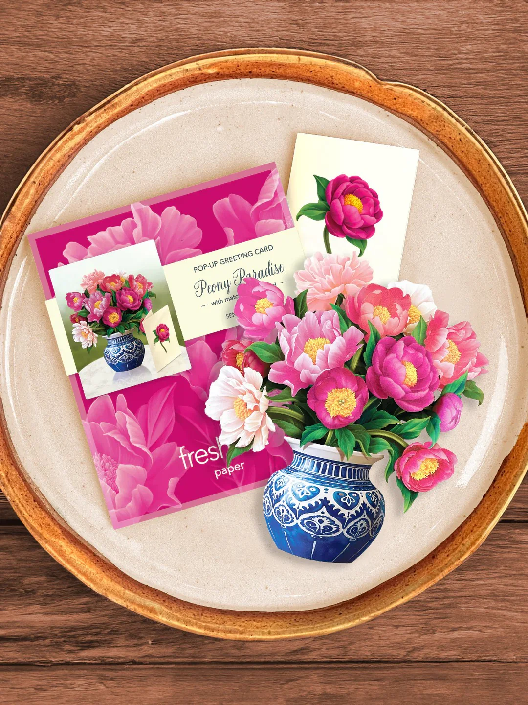 PEONY PARADISE MINI POP-UP BOUQUET - Image 3