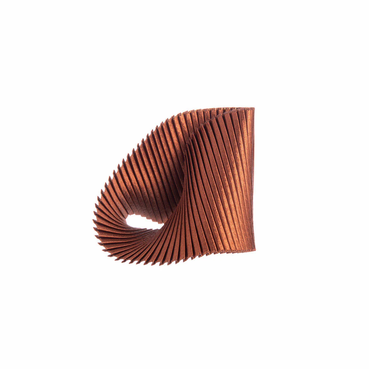 PLEATED RIBBON SHELL BRACELET - Image 5