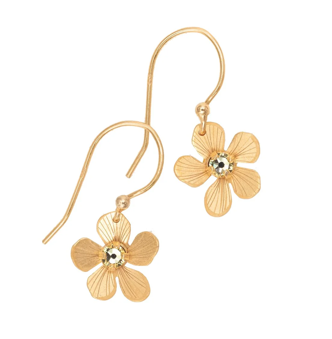 PLUMERIA DANGLE EARRINGS