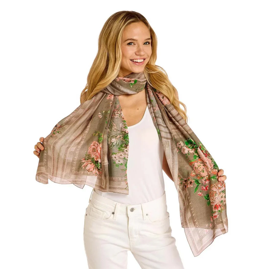 ROMANTIC ROSES SCARF - Image 3