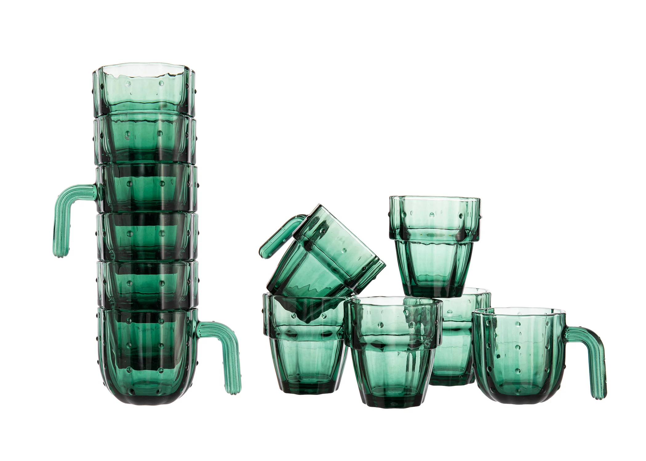 STACKABLE CACTUS GLASS SET - Image 2
