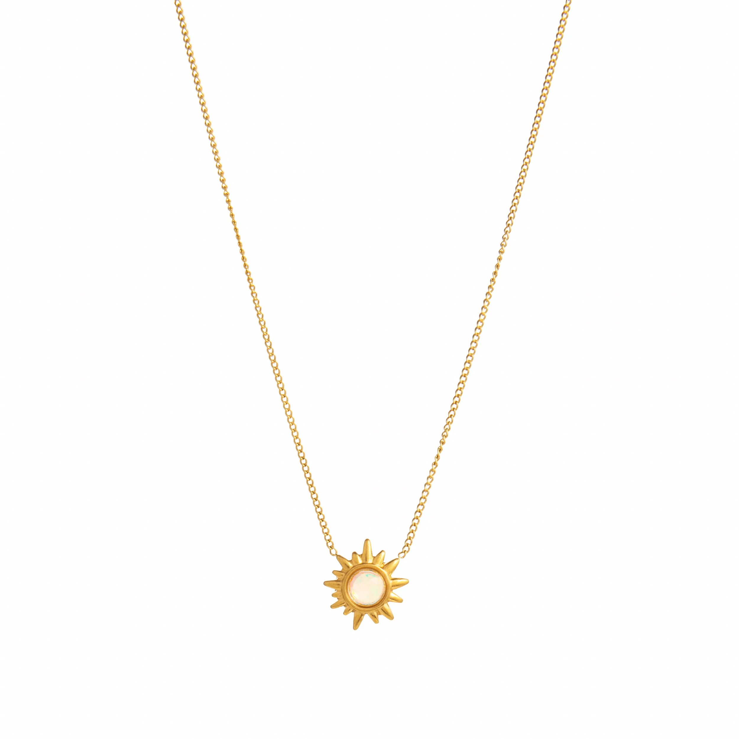 SUNBURST CRYSTAL NECKLACE - Image 2