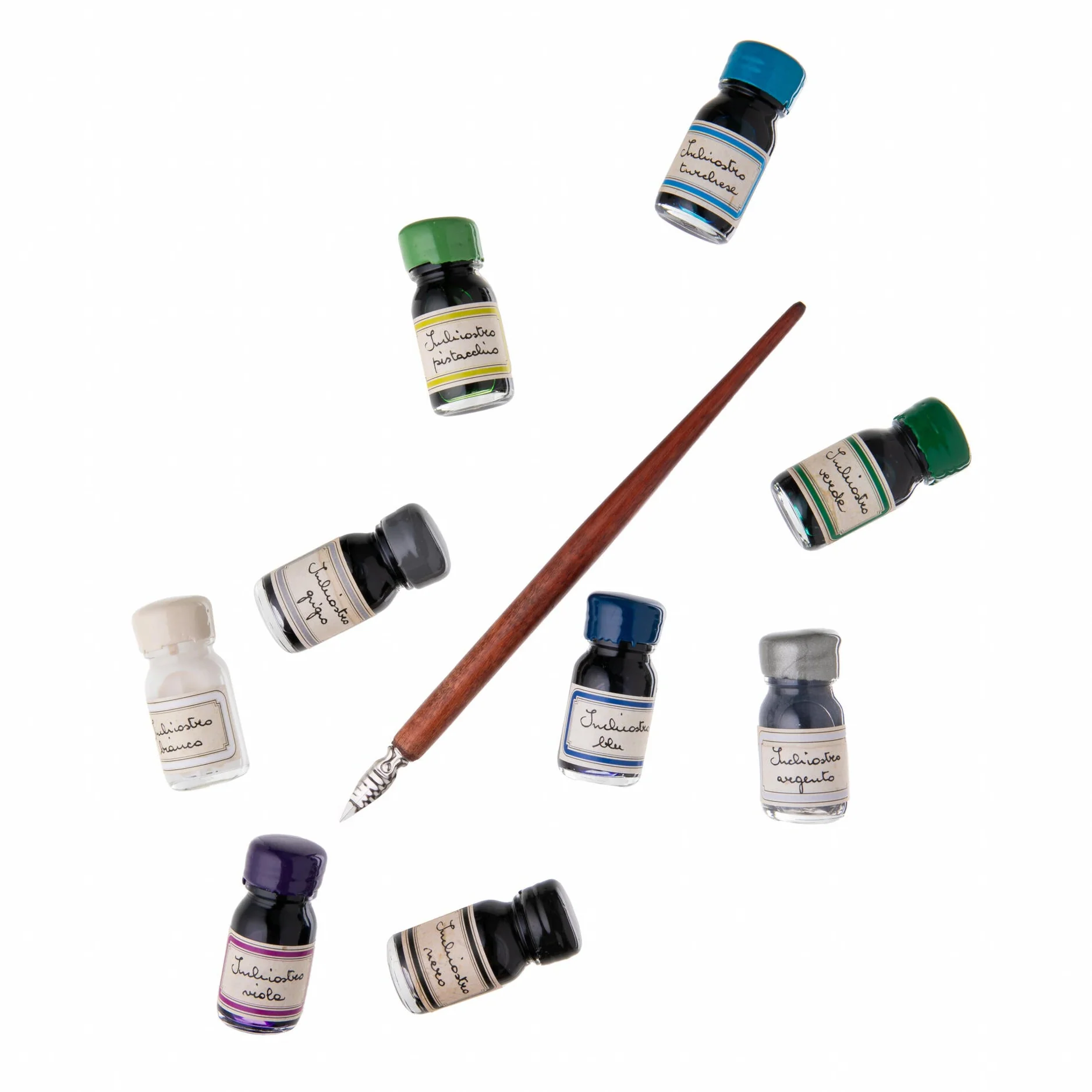 VINTAGE STYLE DIP PEN AND INK SET - Image 3