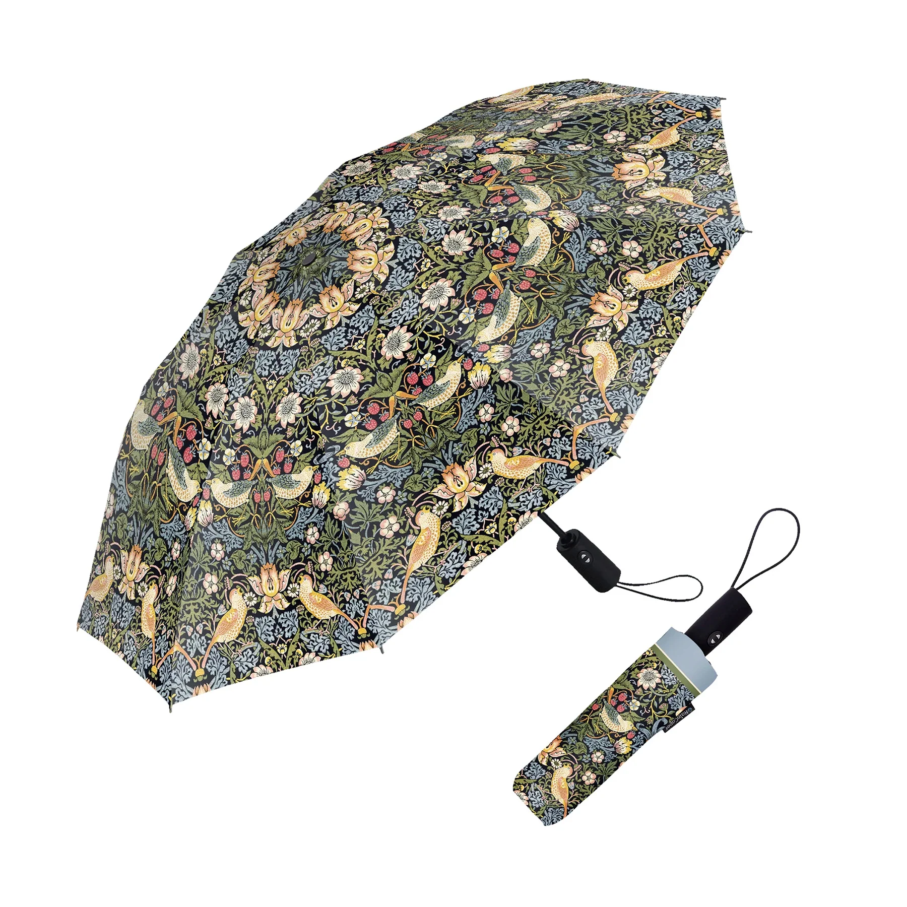 WILLIAM MORRIS PRINT TRAVEL UMBRELLA - Image 3